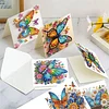 6pcs DIY Schmetterling Diamant Kunst Grußkarten für Festivals und Feiern