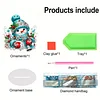 Diamond Painting Acrylic Christmas Atmosphere Snowman Desktop Kit Tabletop Decor