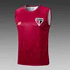 2025/2026 S&atilde;o Paulo Pre-Match Training Red Vest+Shorts Football1:1 Thai Quality