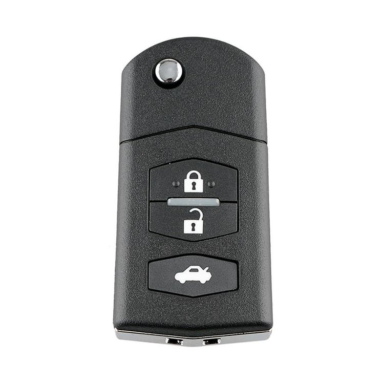 Car Remote Key Shell 3 Button Flip Folding Key Case Blank for Mazda 2 3 5 6