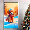 uk.everydayedeals (Limited Stock)Diamond Painting - Full Round - Dog in the Sunshine Snow(40*70cm)