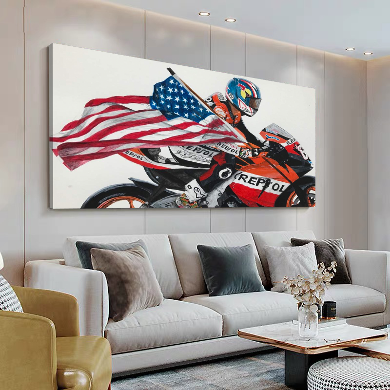 Nicky Hayden MotoGP Canvas Wall Art