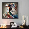 Diamond Painting -DIY Round Drill Elegant Girl(40x40cm)