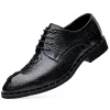 2023 New Men's Business Soft Sole Casual Wear-Resistant Breathable Anti-Slip Leather Shoes