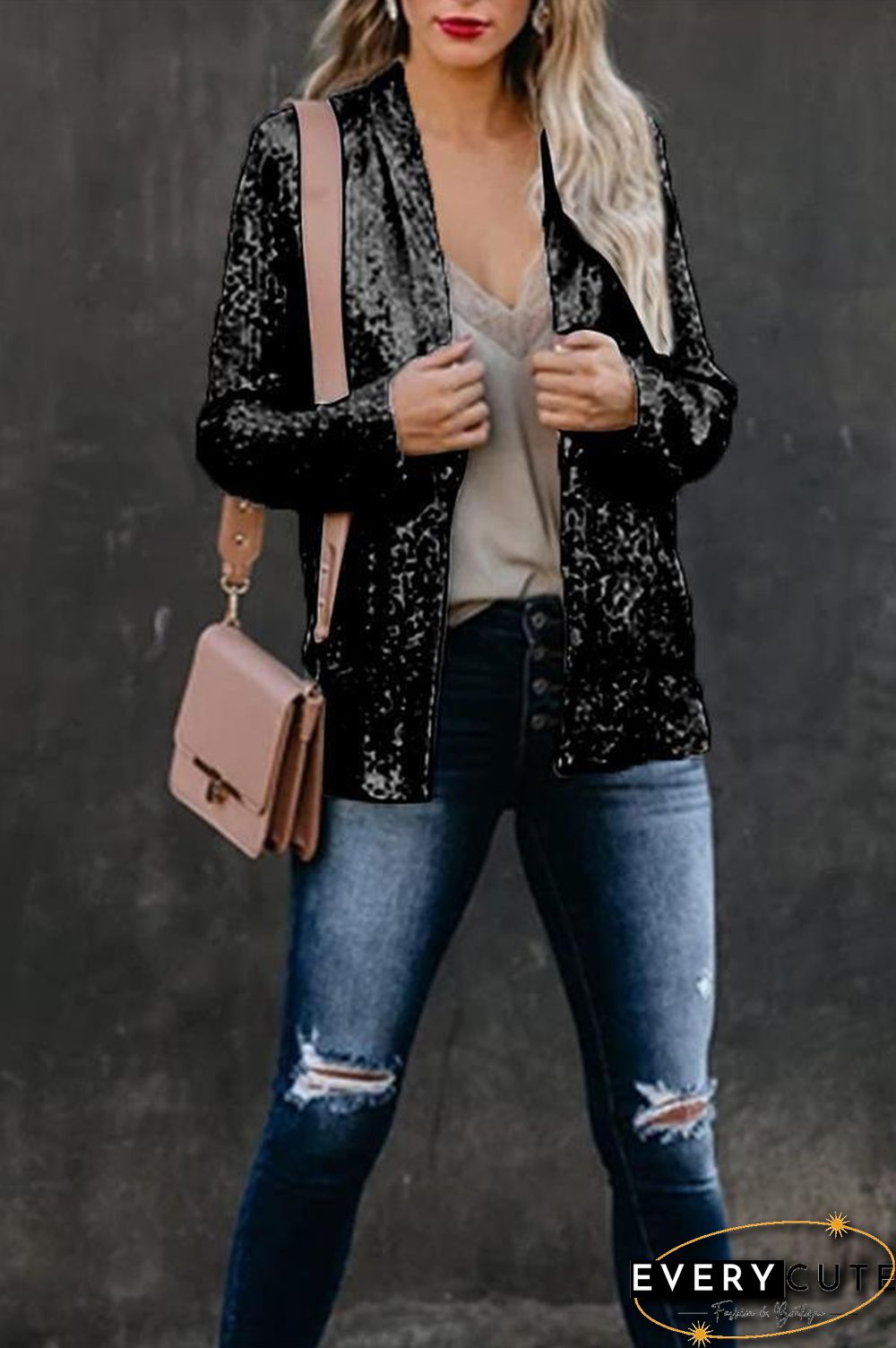 Break The Bank Sequin Blazer