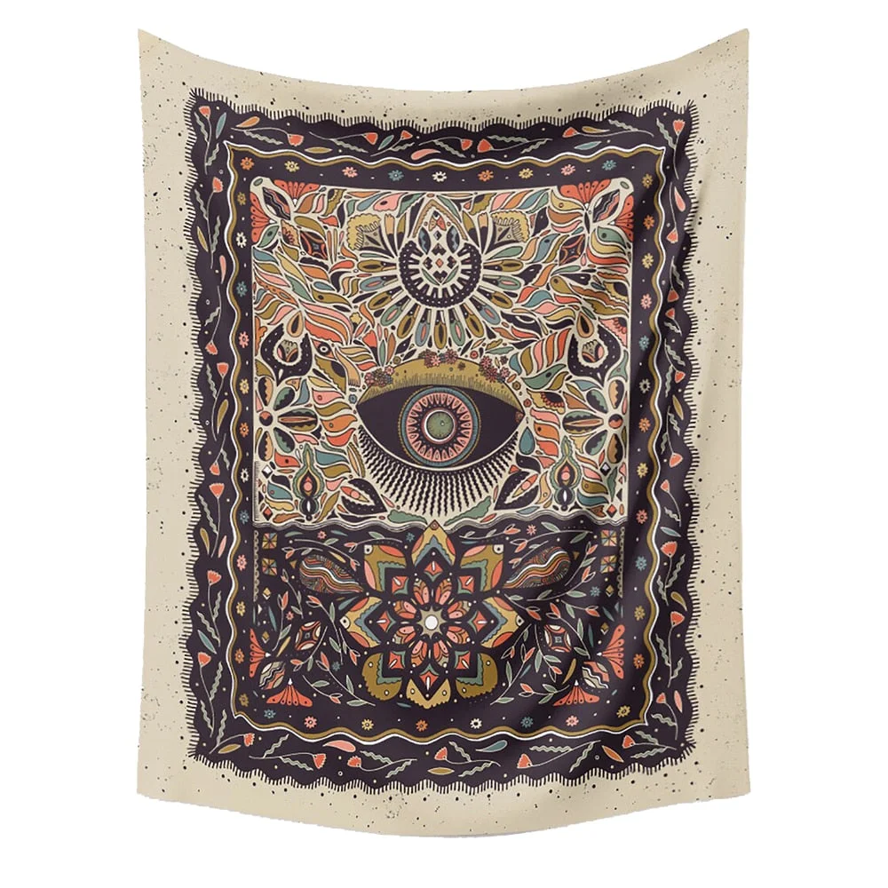 Psychedelic Nude Sexy Woman Skull Lover Tapestry Wall Hanging Trippy Flower Tapestry Fantasy Magic Tapestry Wall Art Home Decor