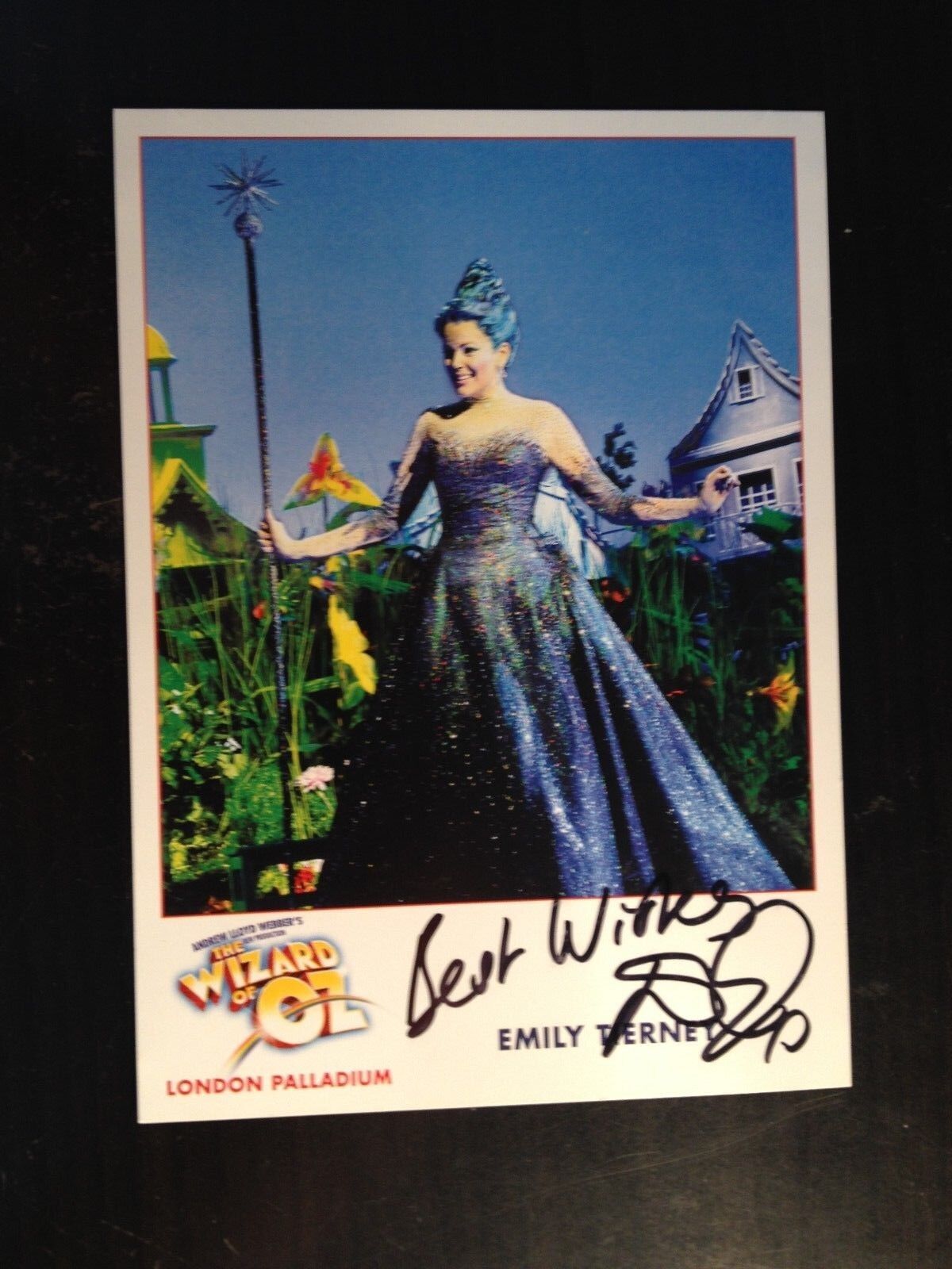 EMILY TIERNEY - THE WIZARD OF OZ ACTRESS - EXCELLENT SIGNED PROMO Photo Poster paintingGRAPH