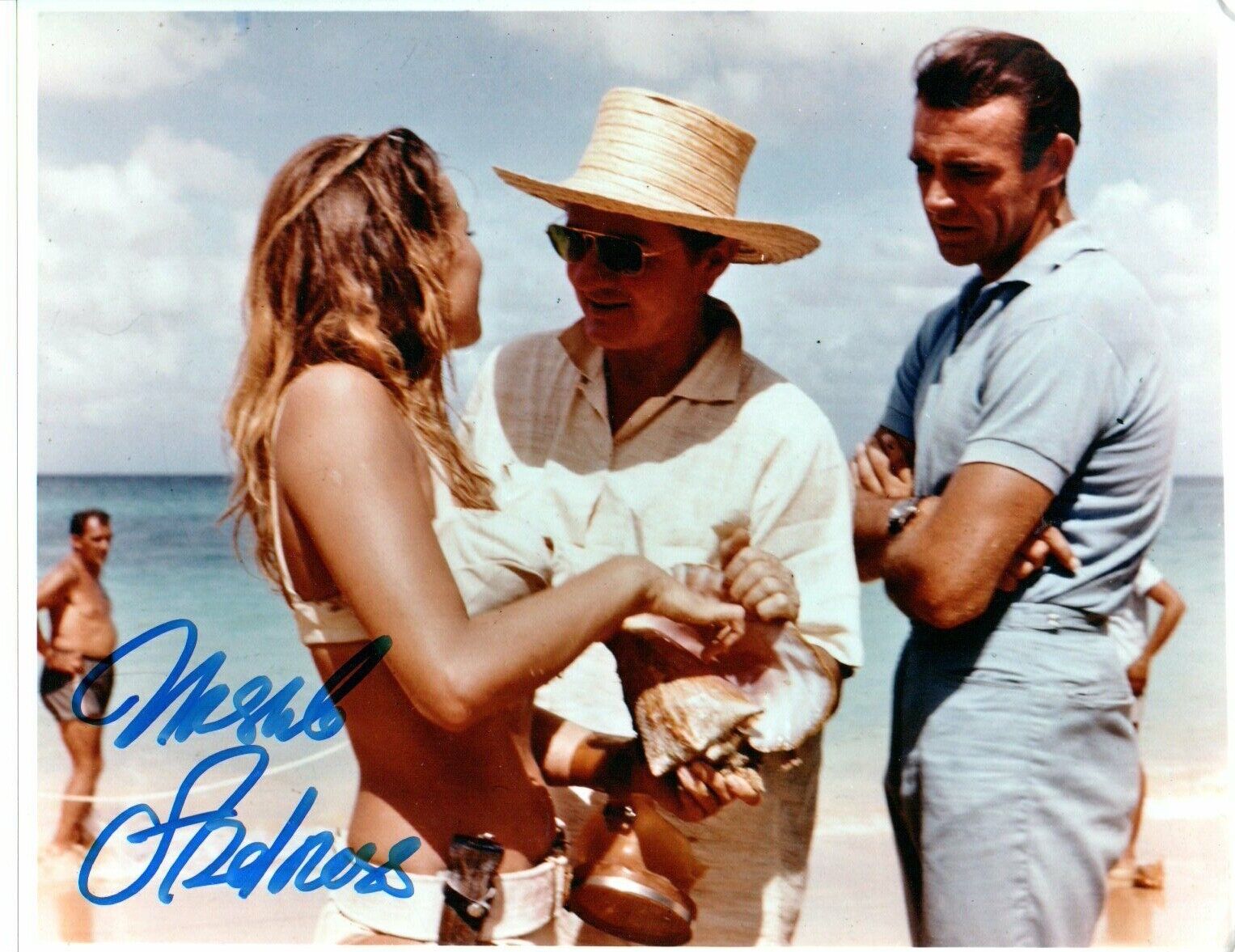 Hand Signed Ursula Andress Autograph No Photo Poster painting 10 x 8 Photo Poster painting James Bond c/w Coa