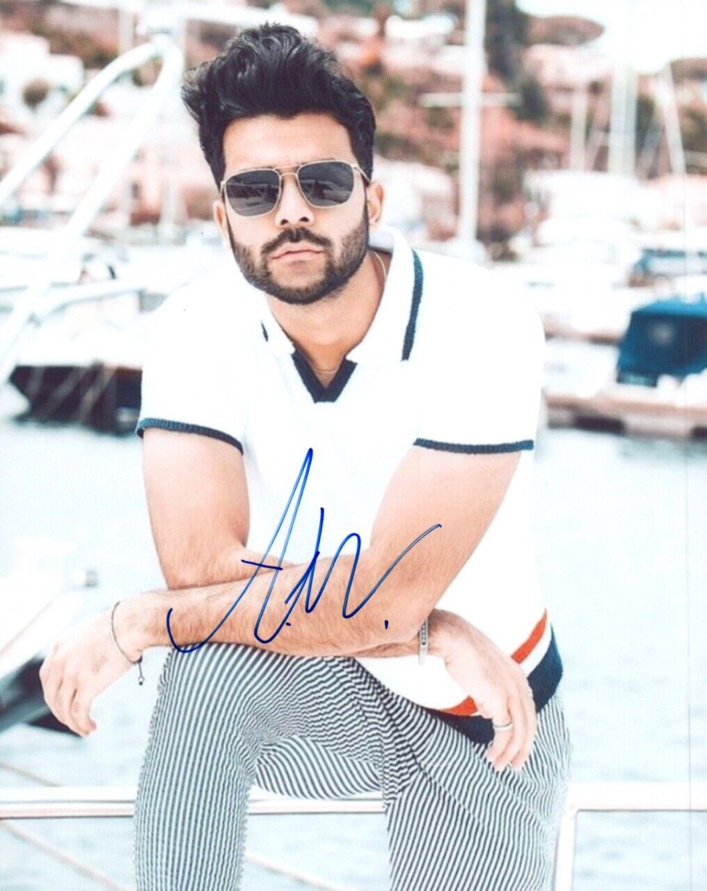 Adam Waheed Signed Autographed 8x10 Photo Poster painting Handsome Actor YouTuber COA