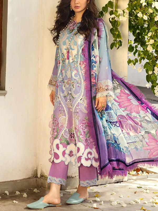 Hollow Gradient Top And Pants Suit