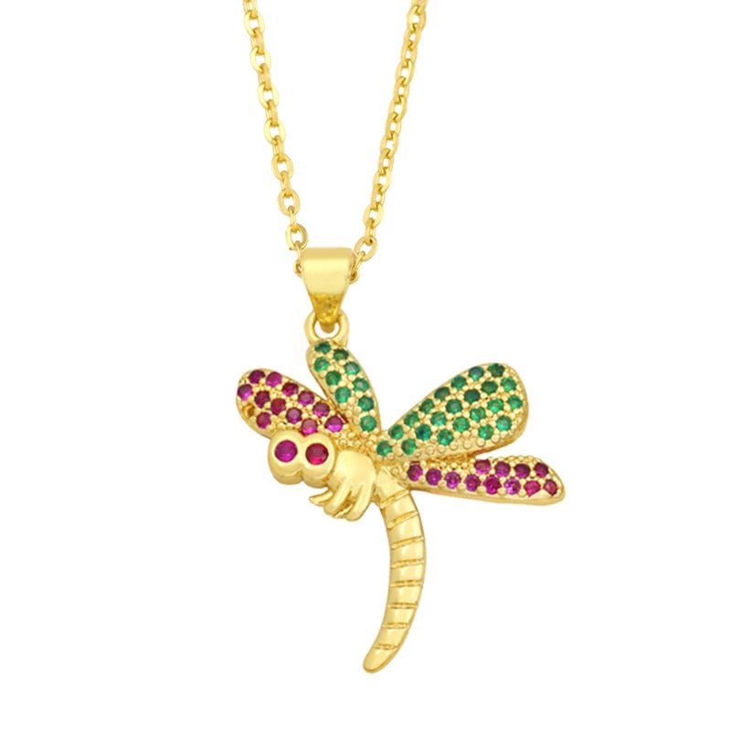 Fashionable Personalised Dragonfly Necklace