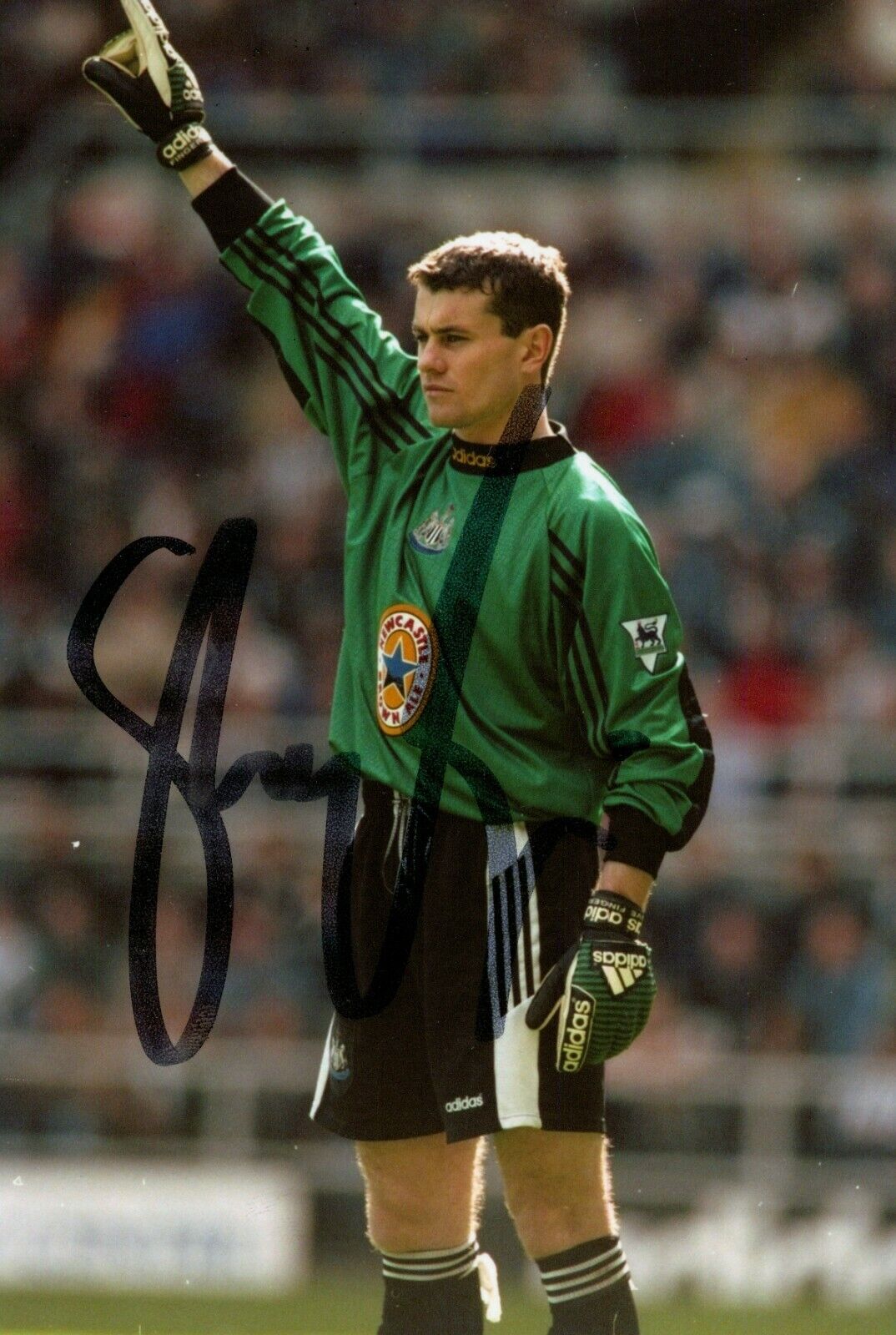 Shay Given Hand Signed 6x4 Photo Poster painting Newcastle United Rep. Ireland Autograph + COA