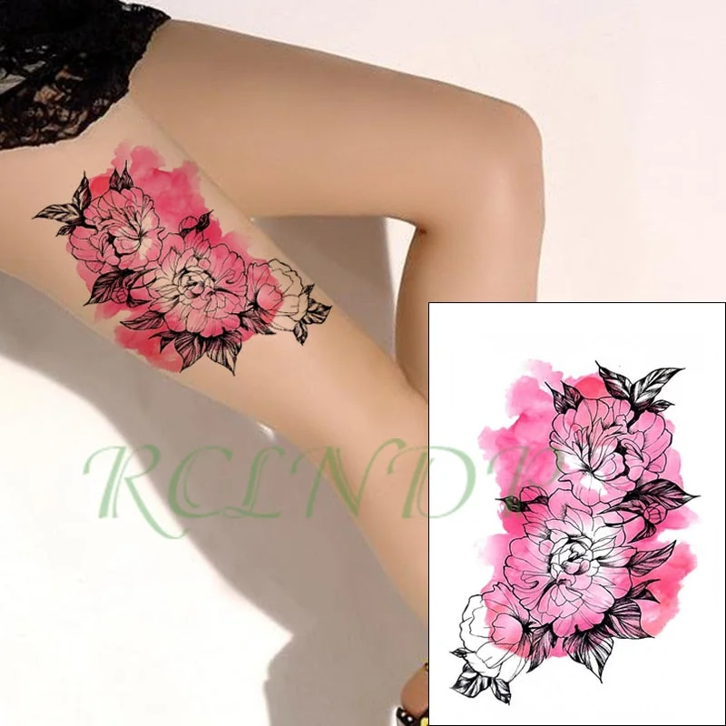Waterproof Temporary Tattoo Sticker Symbol Totem Wing Tatto on Leg Arm Back Tattos Sexy Flash Tatoo Fake Tattoos for Men Women