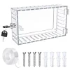 Thermostat Lock Box with Key Clear Large Thermostat Cover for Thermostat on Wall