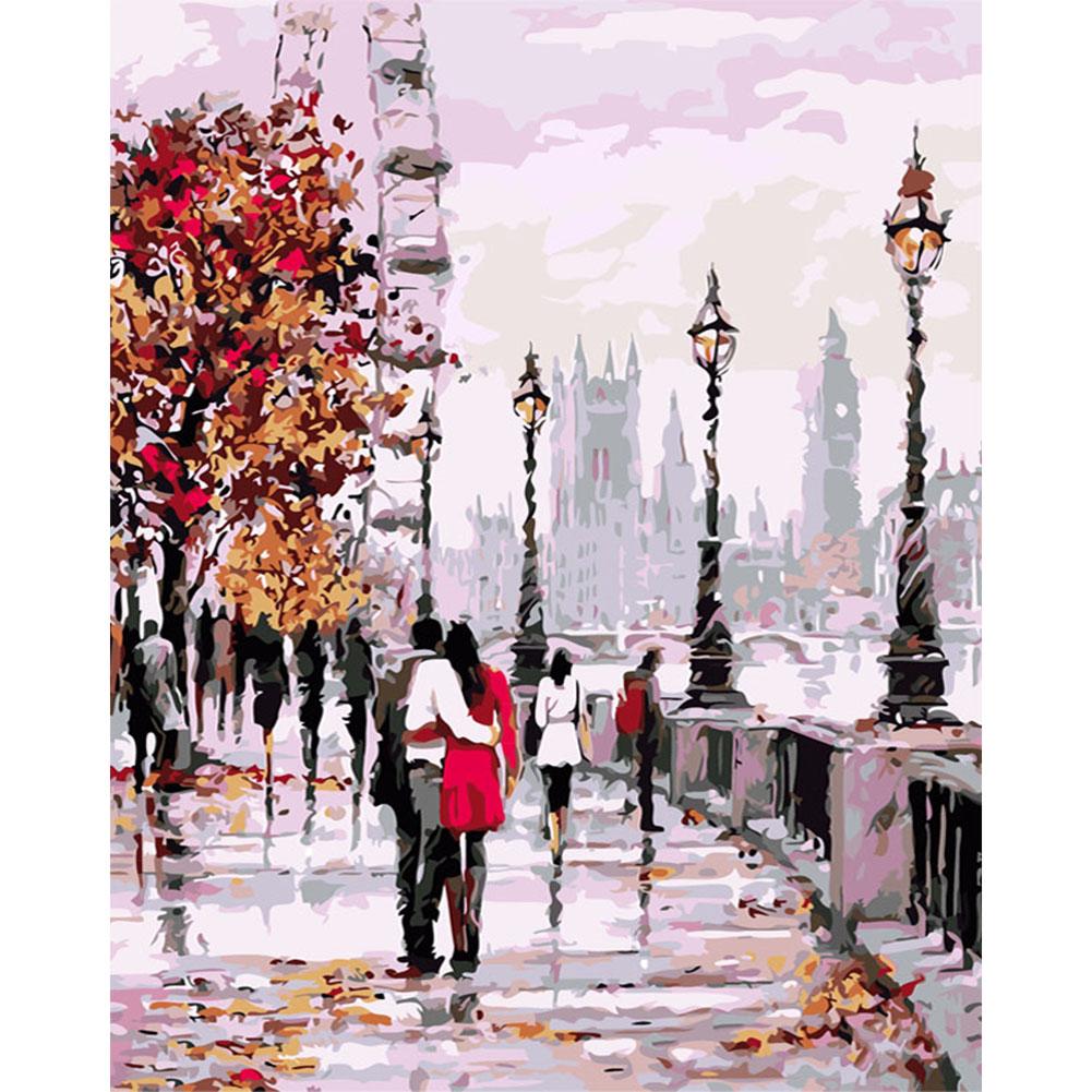 

40x50cm - Paint By Numbers Ferris Wheel Lovers, 501 Original
