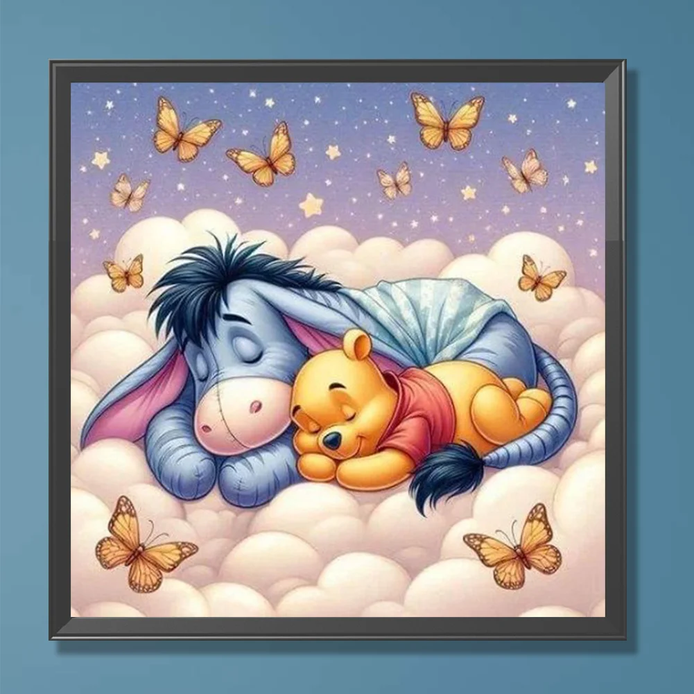Diamond Painting - Full Round Drill - Winnie the Pooh(Canvas|30*30cm)