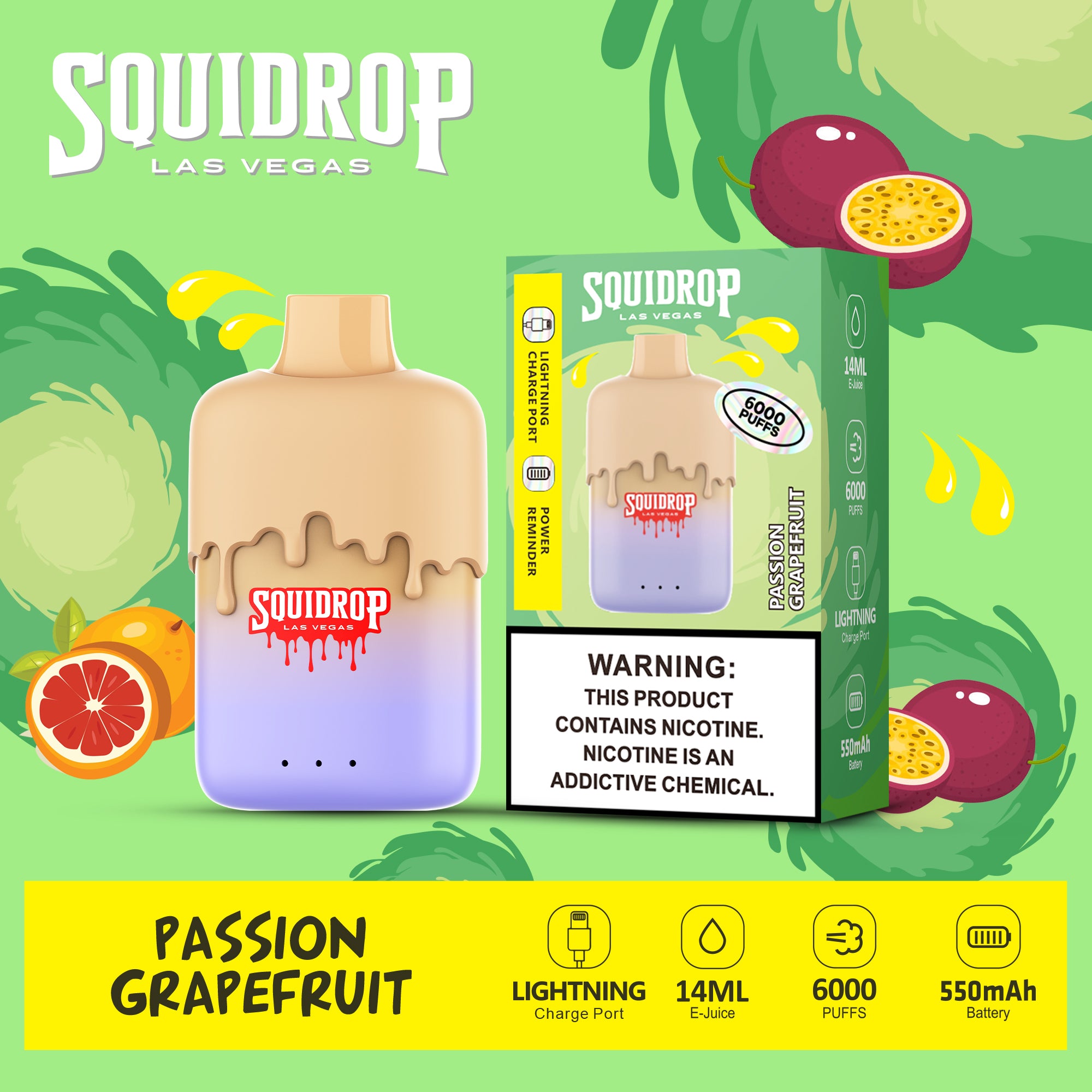 VAPMOD SOUIDROP 6000Puffs Disposable Vape Wholesale VAPMOD CTYVape