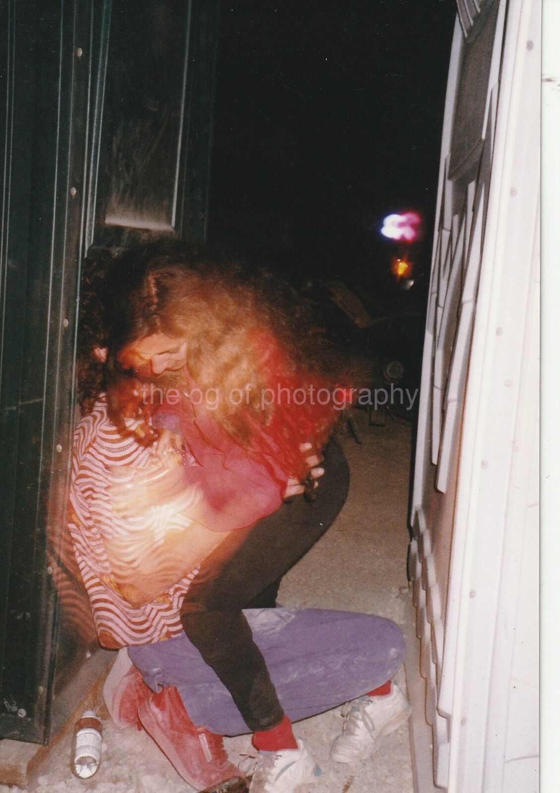 WEIRD LAP DANCE ? Blurry FOUND Photo Poster paintingGRAPH ColorOriginal 96 28 Z