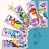 14CT 2 Strands Cross Stitching Bookmark Kit for Teachers Bookworms Women Readers 6PCS Single-Sided Stamped Embroidery Page Marker Set Handmade Thread Embroidery Craft 30 x 50cm tapestrymarket