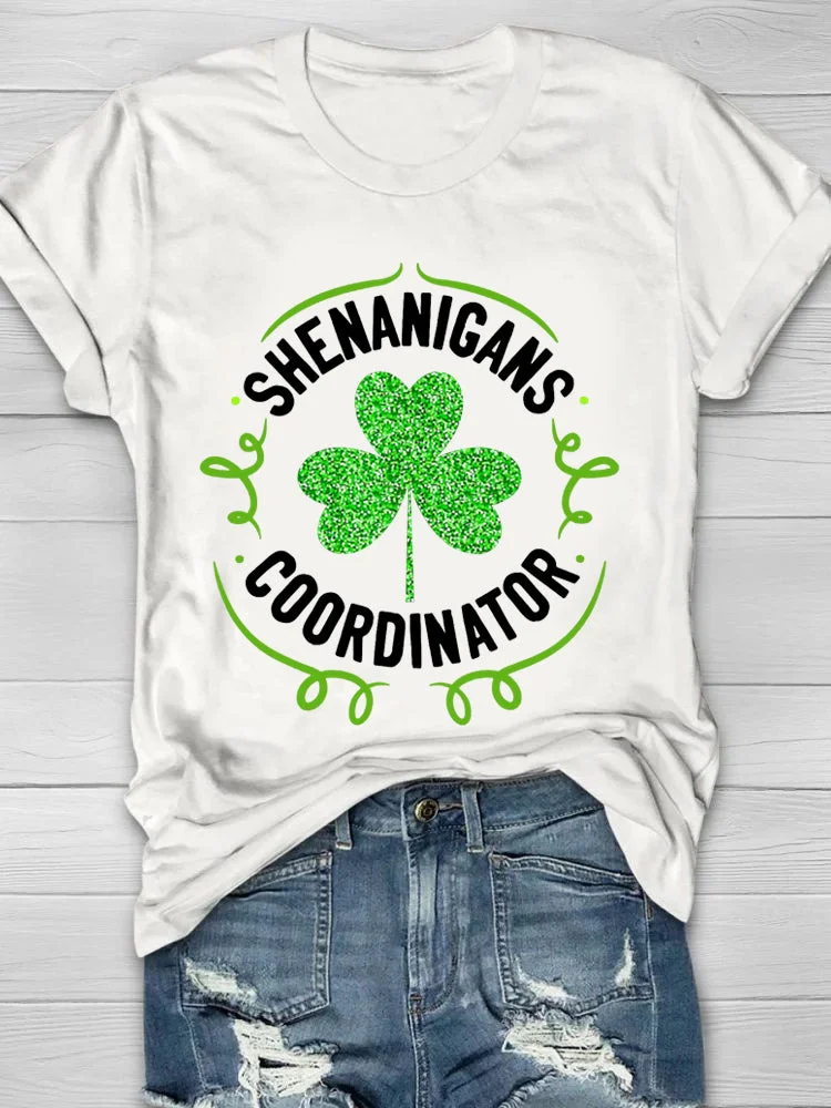 St Patricks Day Teacher T-shirt socialshop