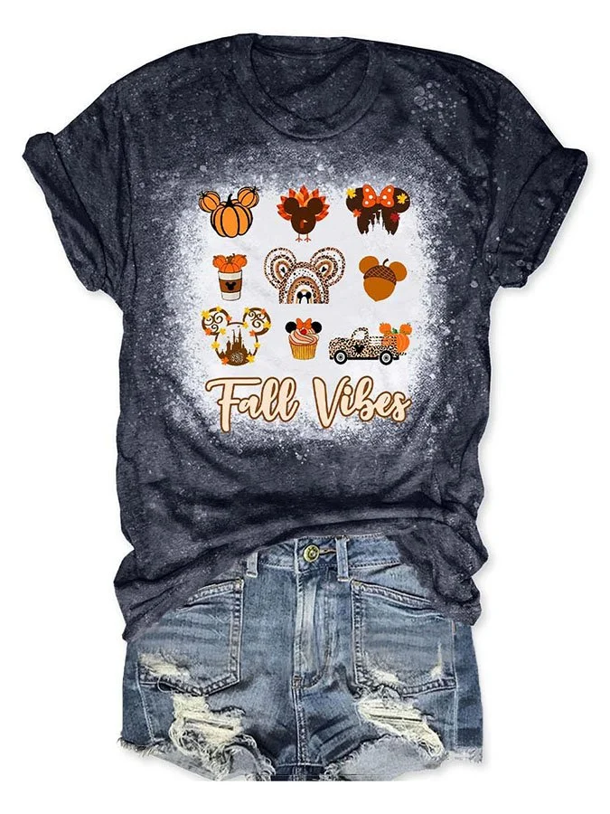 Trendy Tie-Dye Print Short Sleeve T-Shirt