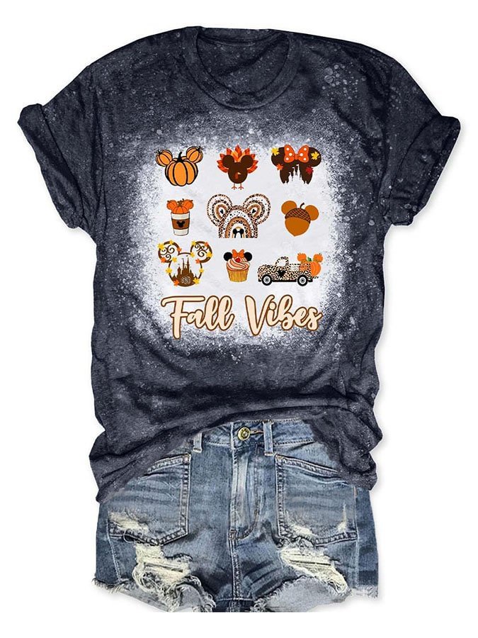 Trendy Tie-Dye Print Short Sleeve T-Shirt