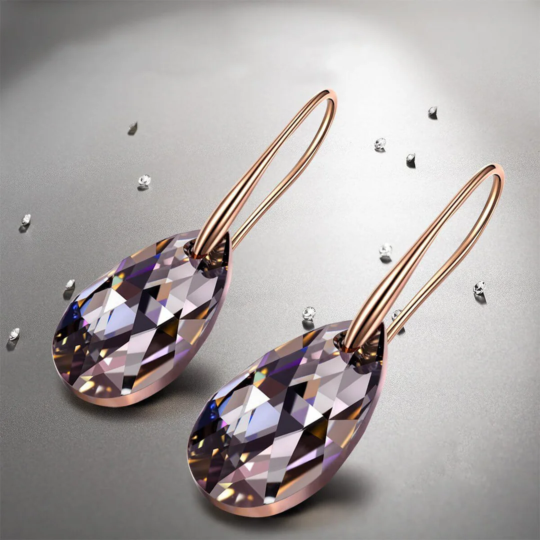 Black Aurora Drop Earrings