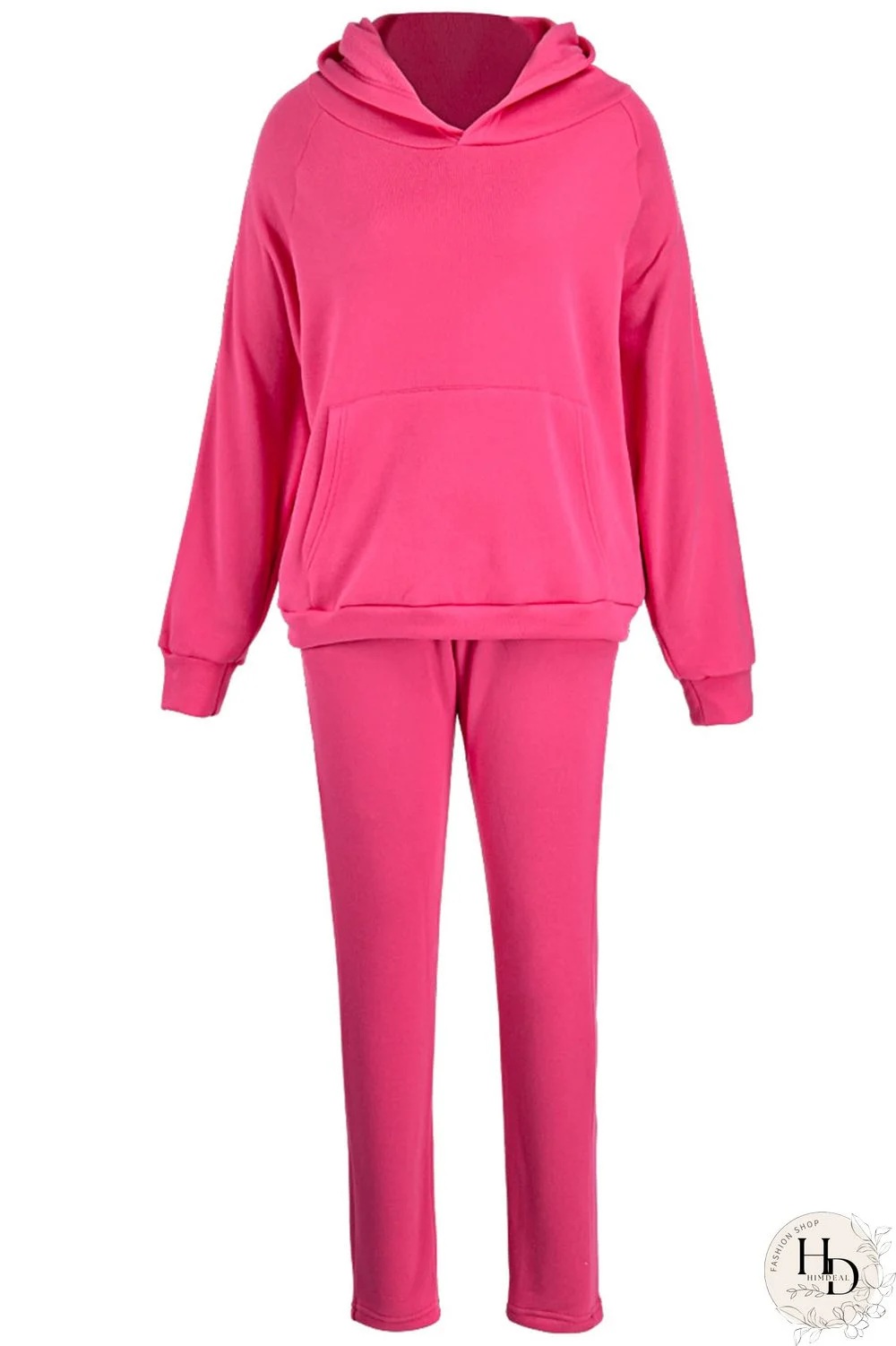 Blue Sportswear Nylon Solid Pocket Hooded Collar Long Sleeve Regular Sleeve Two Pieces