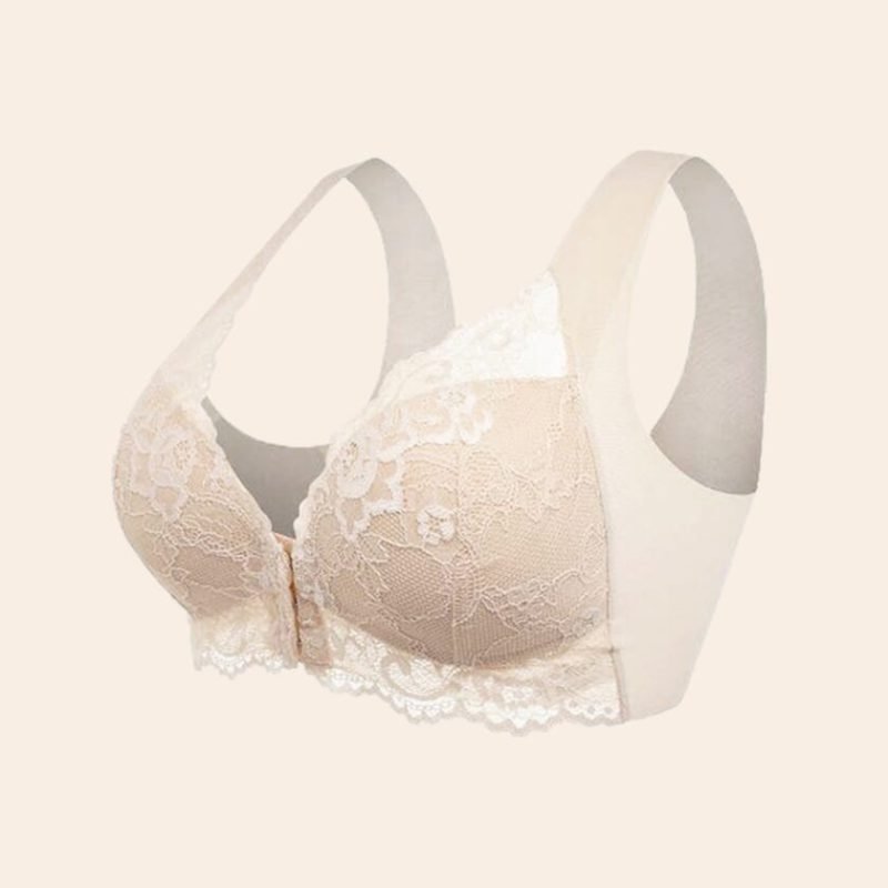Vckopter– Front Closure 5d Shaping Push Up Bra Seamless, Beauty Back, Comfy