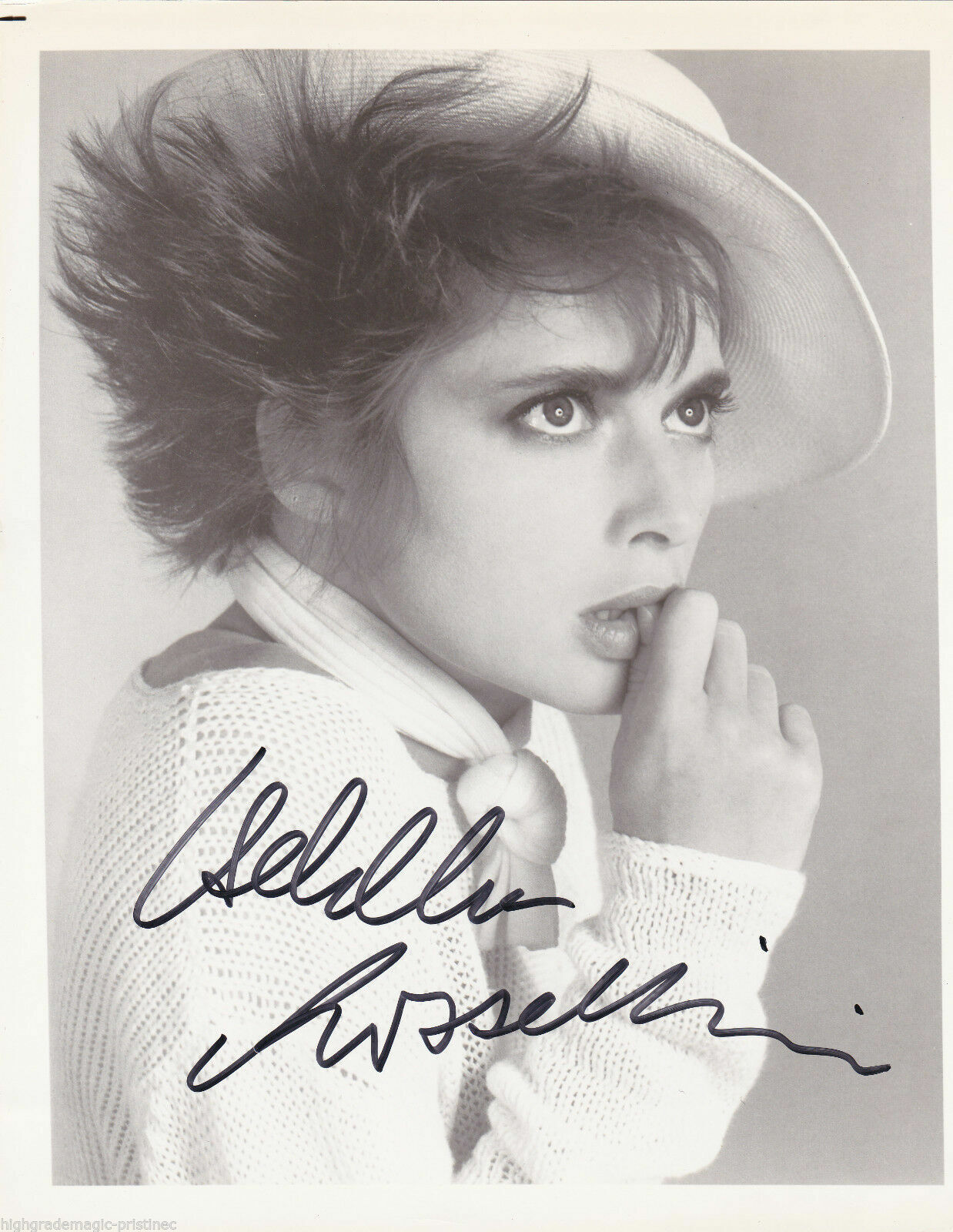 ISABELLA ROSSELLINI AUTOGRAPHED SIGNED 8X10 PUBLICITY PRESS Photo Poster painting