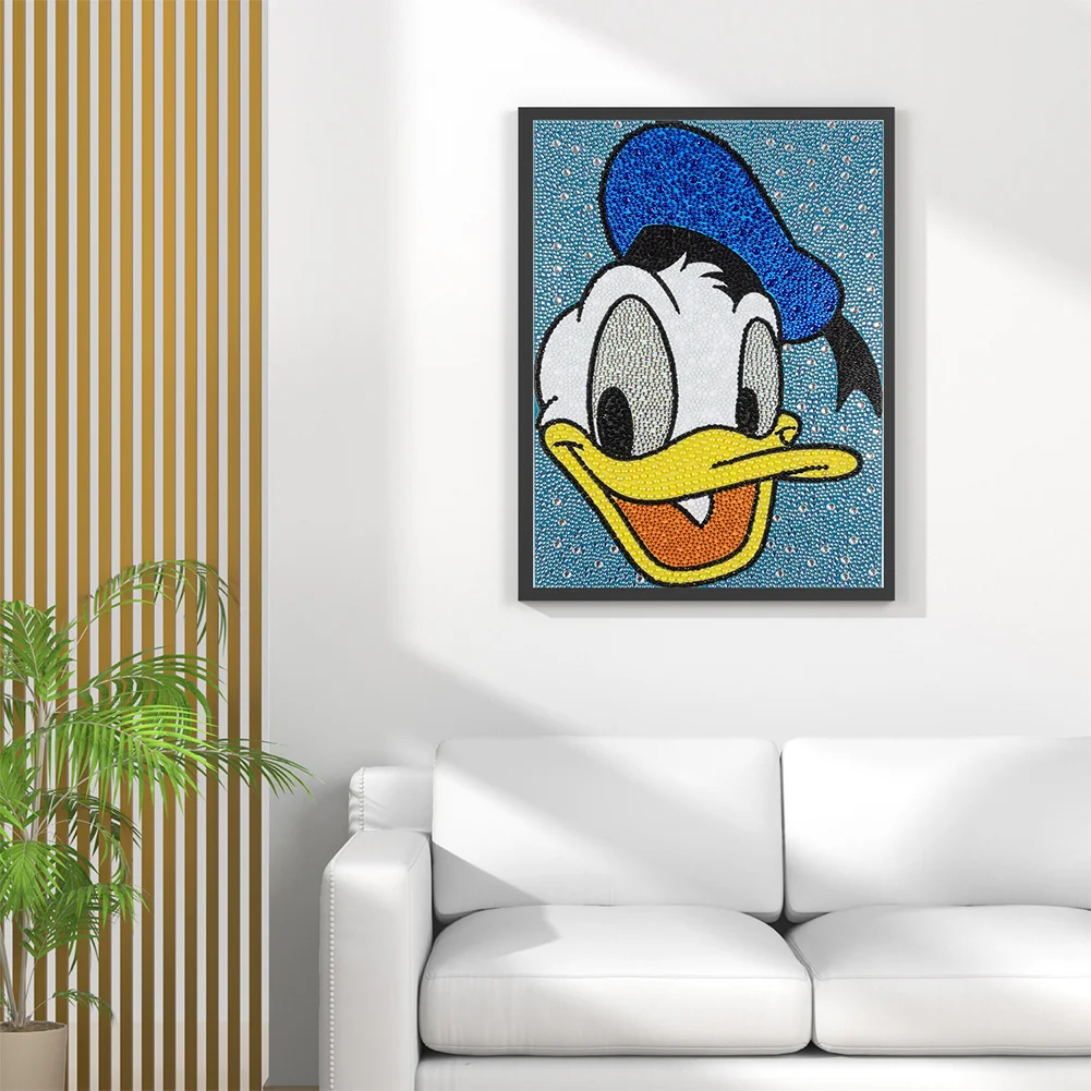 Diamond Painting - Full Crystal Rhinestone - Duck(30*40cm)