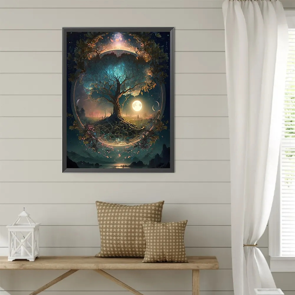Diamond Painting - Full Round Drill - Tree(Canvas|40*50cm)