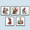 Christmas Cardinal-Partial Special Shaped Diamond Painting 30*30CM