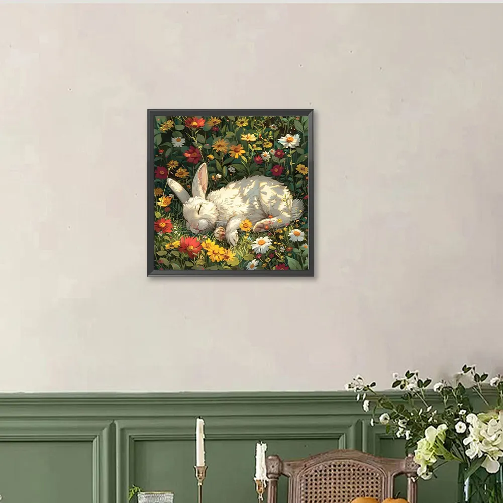 Diamond Painting - Full Round Drill - Rabbit(Canvas|40*40cm)