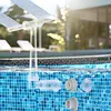 2Pcs Pool Fountain Adapter Set 1 Male 1 Female Ground Pool Fountain Adapters Non-Slip ABS Swimming Pools Equipment Pools Waterfall Connector For SummerWave & Funsicle