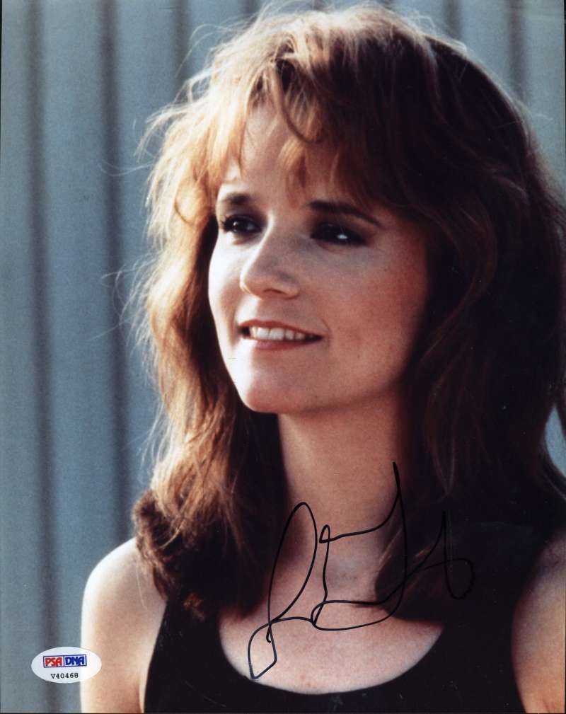 Lea Thompson Hand Signed Psa Dna Coa 8x10 Photo Poster painting Autographed Authenticated