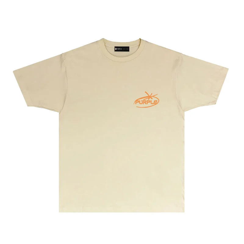 Purple 2023 new fashion T-shirt short sleeves