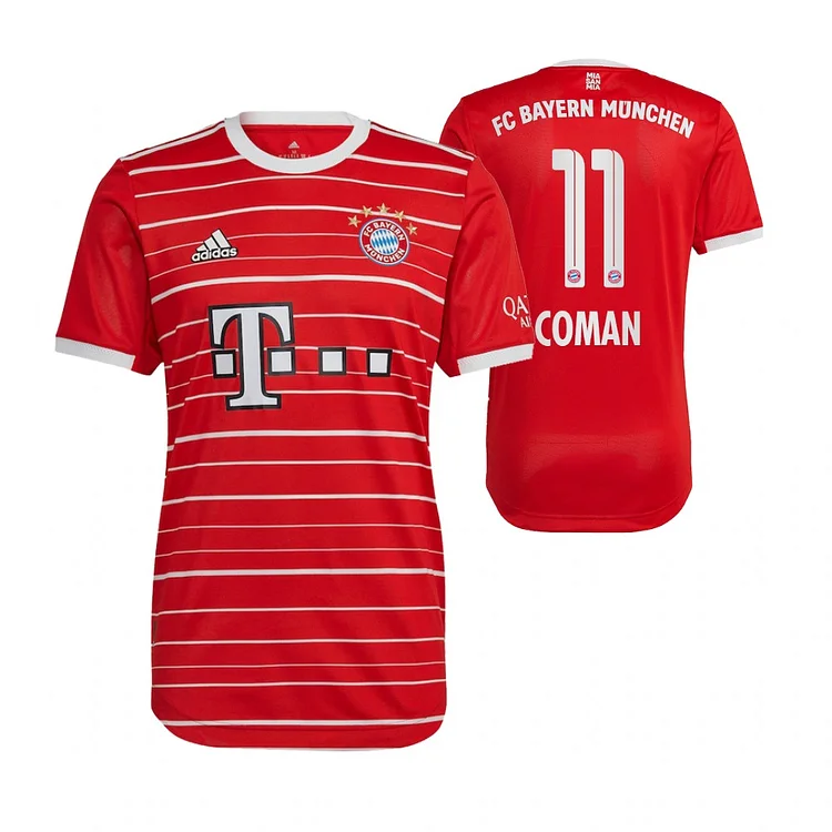 Maillot Bayern Munich Kingsley Coman 11 Domicile 2022-2023