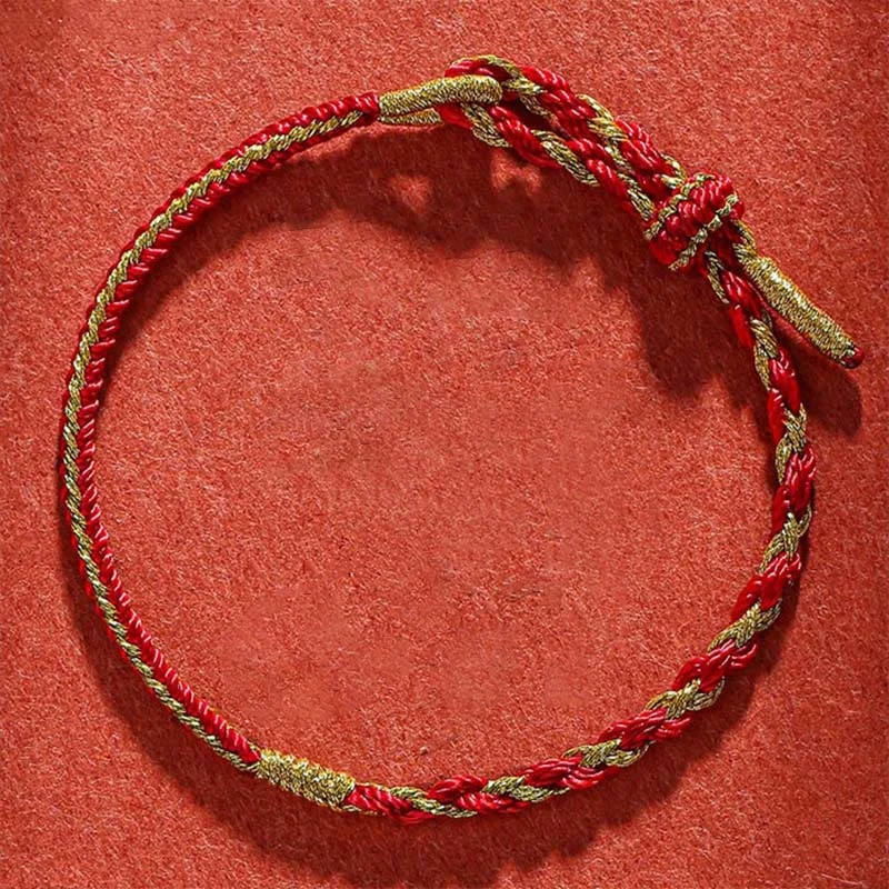 Chinese Zodiac Rabbit Rooster Rat Horse Dragon Protection Braid Red String Bracelet