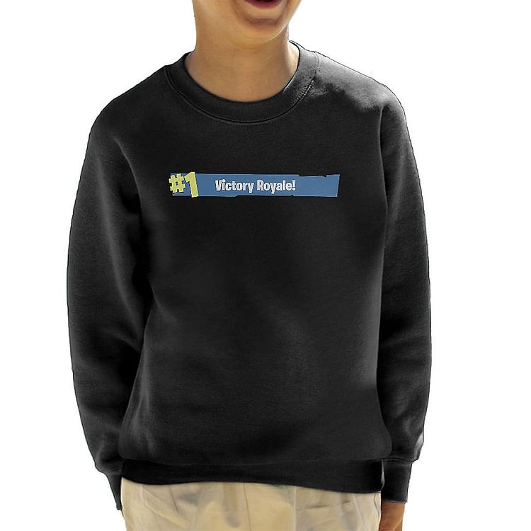 Fortnite Victory Royale Winner Position Kid's Sweatshirt