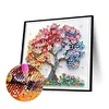 Papier Quilling Baum des Lebens - speziell geformtes Diamond Painting - 30*30cm