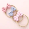 Adorable Stripe Bowknot Elastic Hair Head Bands for Babies