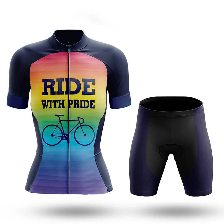 Ride With Pride Women's Short Sleeve Cycling Kit