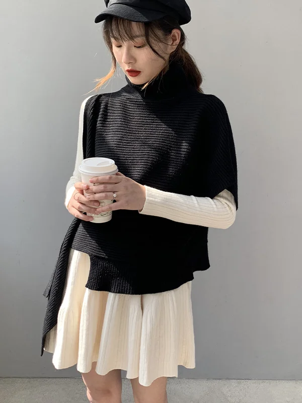 Retro Irregular Slit Casual Waistcoat - yankia