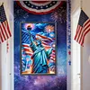 Diamond Painting -DIY Round Drill Independence Day Statue of Liberty(60*40CM)