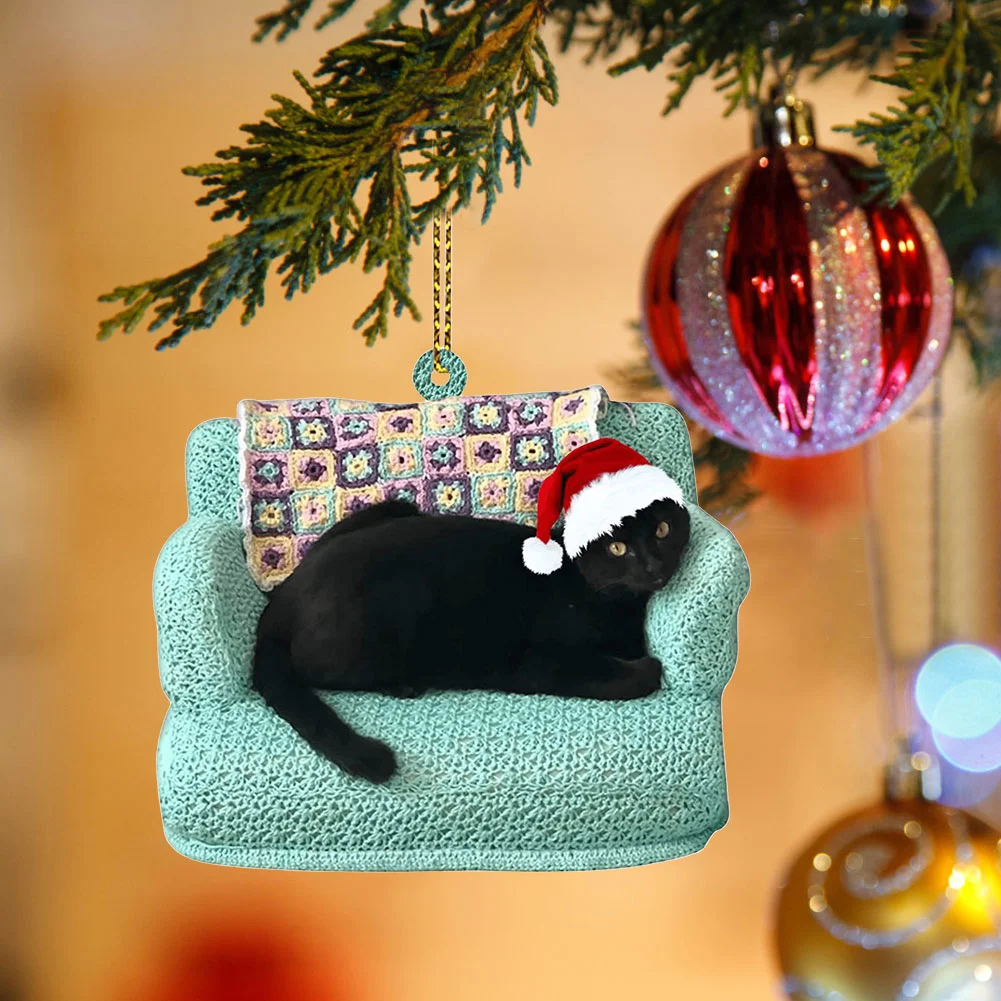 Xmas Tree Hanging Animal Pendants Cute Christmas Decorations for Cat/Dog Lover