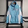 2023/2024 Manchester City Windbreaker Light Blue Football Shirt 1:1 Thai Quality