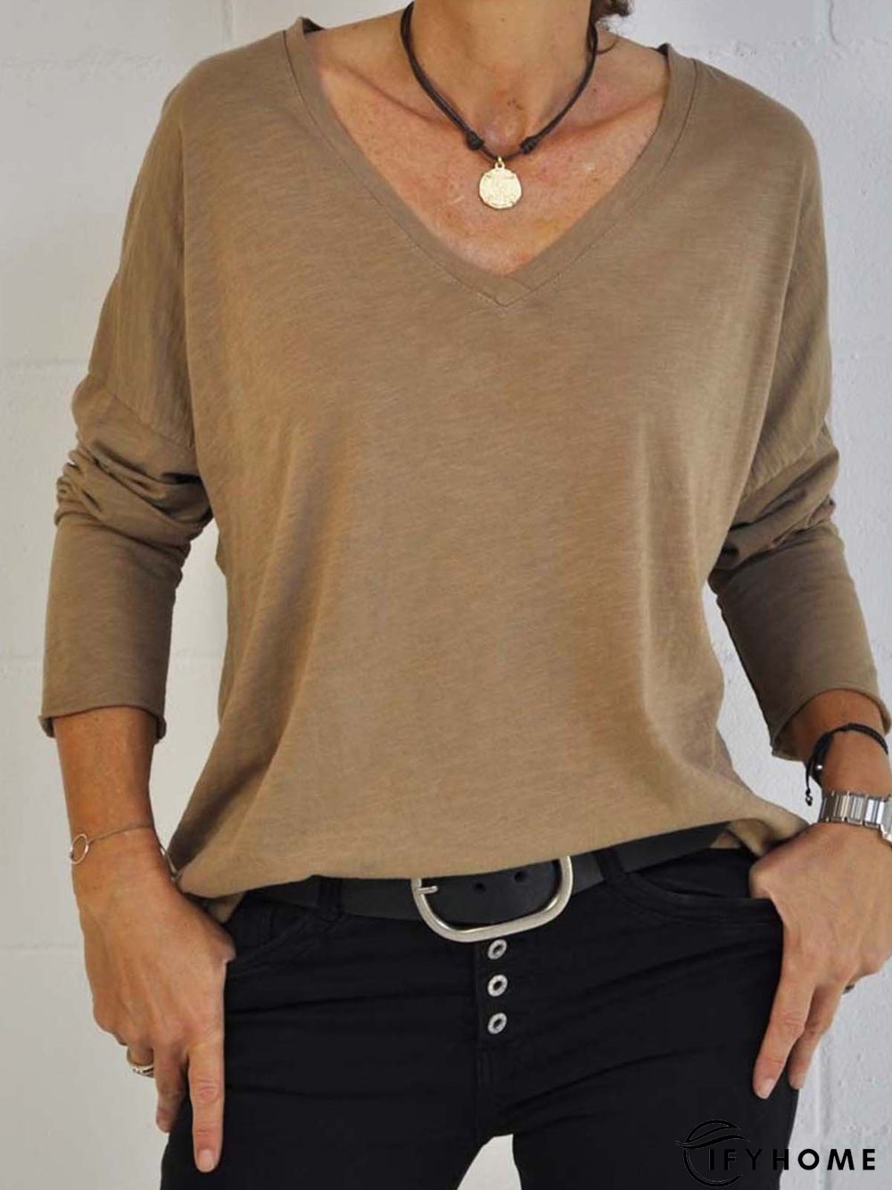 Casual Long Sleeve T-shirt | IFYHOME
