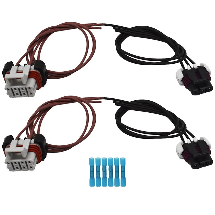 Silscvtt Left Headlamp & Right Headlamp Turn Signal Harness Plug Connector 224396007 224-396-007 Replacement for 2000-2014 Freightliner Columbia
