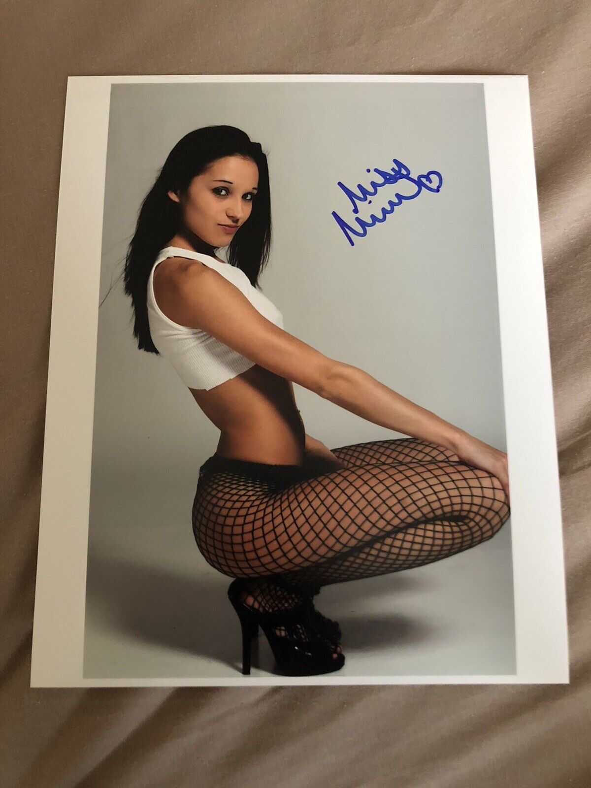 MIRANDA LAPIERRE (MODEL) SIGNED Photo Poster painting 10x8”